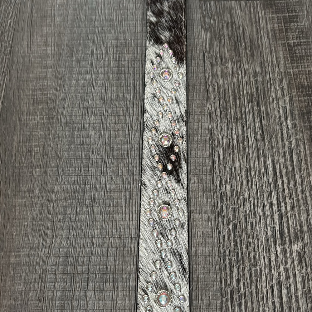 Ranger Belt Company Geniune Leather & Cowhide Embellished Size 36 Belt - Picture 7 of 11